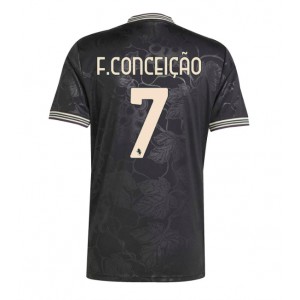 Juventus Francisco Conceicao #7 Jalkapallovaatteet Kolmaspaita 2025-26 Lyhythihainen